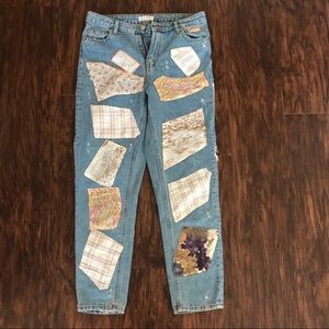 Zara Patchwork Jeans